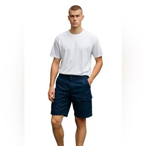 PLUGG CO. CARGO SHORTS Size 32 Black